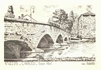 Charlieu, Vieux pont (dessin)